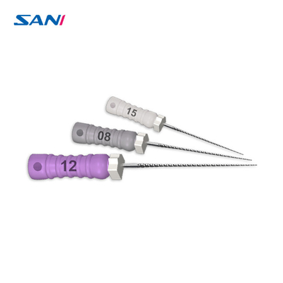 comprar Ficheros C estupendos de acero inoxidables dentales 06# 08# 10# 12# 15# para el tratamiento de la endodoncia online manufacture