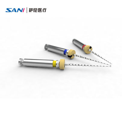 Limas rotatorias de Niti Clase II con torque de 2.0 N.cm y longitud de 16 mm/19 mm para odontología pediátrica en paquetes de 3 piezas