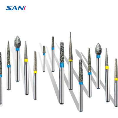 comprar Certificación dental de plata de acero inoxidable de 11m m FG Diamond Burs FDA online manufacture