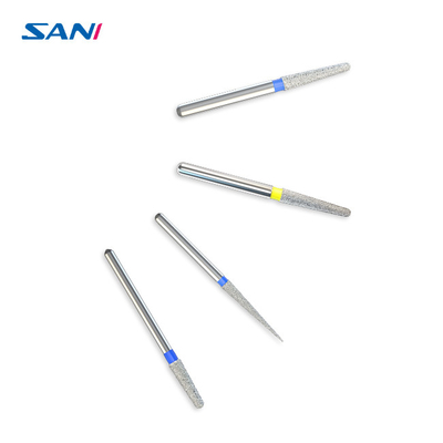 Paquete dental de acero inoxidable 11m m de Diamond Bur Set 5pcs/para Handpiece de alta velocidad