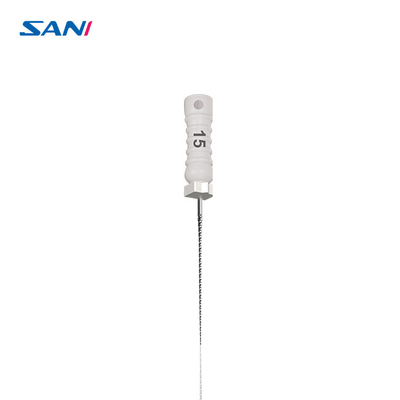 Paquete estupendo de acero inoxidable 6# 8# 10# 12# 15# 17# de los ficheros C 6pcs/del manual dental para el tratamiento de la endodoncia