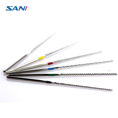6pcs/Box de acero inoxidable Endo Files Engine Use dental rotatorio