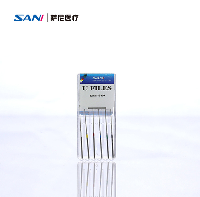 Limpieza ultrasónica dental de acero inoxidable de la endodoncia del fichero de Endo Flushing Rotary U del escalador