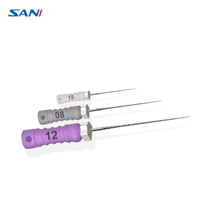 Un buen precio. Ficheros estupendos de acero inoxidables dentales de la mano del paquete del fichero C 6pcs/para el Endodontics en línea