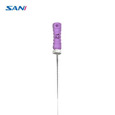 fichero C dental de acero inoxidable del fichero de la mano de 19m m 21m m 25m m 28m m 31m m para el tratamiento de la endodoncia