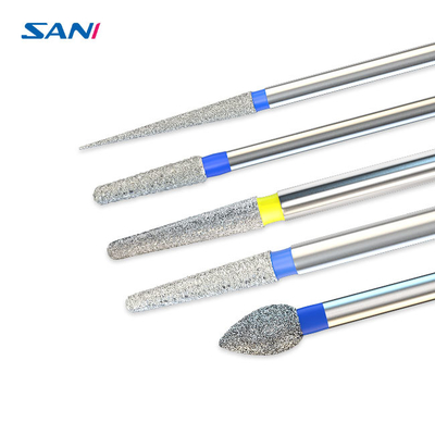 Un buen precio. velocidad de acero inoxidable dental Handpiece de la oficina Diamond Bur Set For High de 11m m en línea