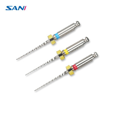 Un buen precio. los ficheros dentales rotatorios de los 2.0N/Cm Niti embroman el fichero para el tratamiento 3pcs/Pack de la endodoncia en línea